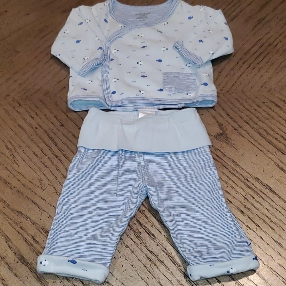 0-3 month boys fish jacket & pants by Absorba